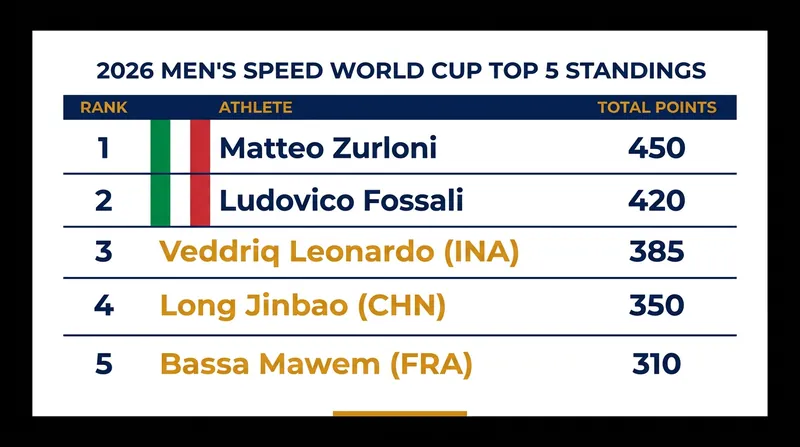 The Italian duo has successfully broken into the top five of the overall 2026 World Cup rankings.