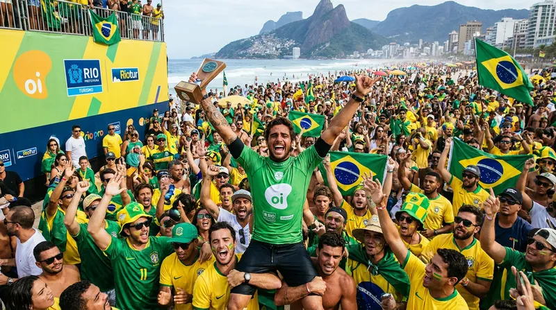 Yago Dora's dominant victory at the VIVO Rio Pro mathematically insulated him from the looming postseason cutline.