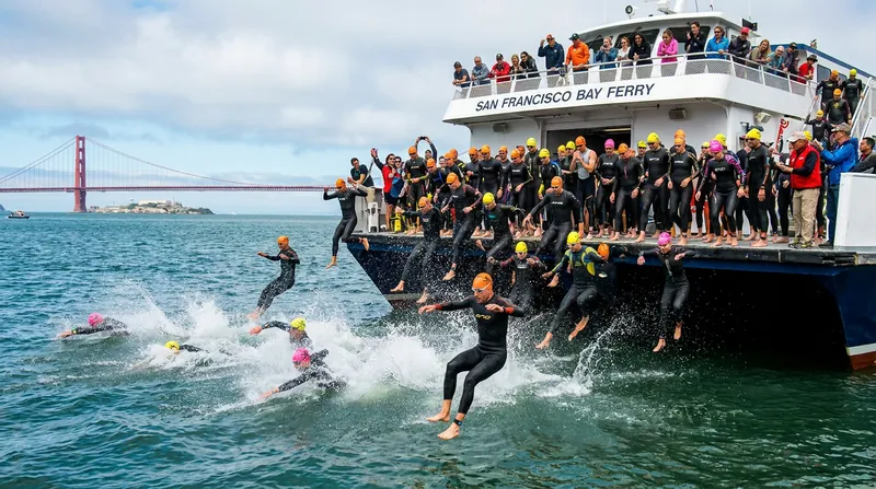 The Escape from Alcatraz Triathlon overhauled its swim start procedures to improve athlete safety.
