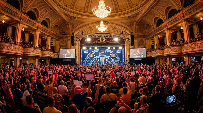 The Winter Gardens provides a high-pressure, intimate atmosphere that tests the nerves of the world's best players.