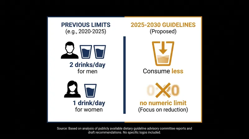 How federal alcohol guidance has shifted in the latest update.