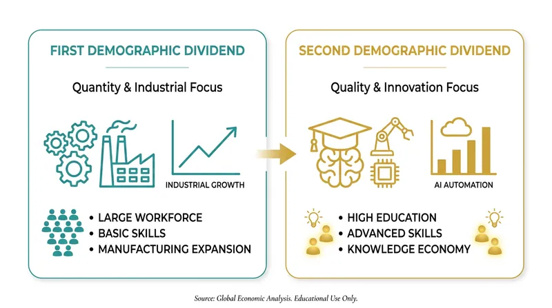 Economies are shifting from volume-based labor models to high-value, capital-intensive frameworks.