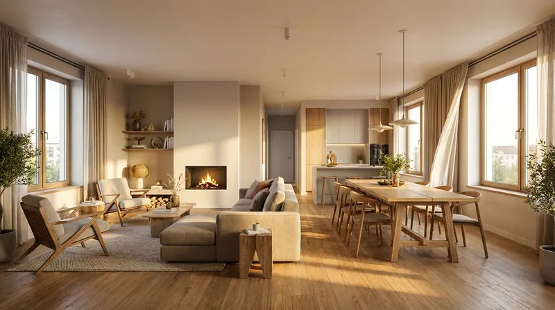 Point-access designs make it easier to build family-sized apartments with natural light on multiple sides.