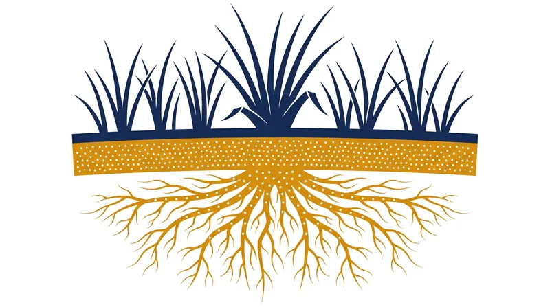 Pasture mealybugs hide deep within the thatch layer and root system, making contact insecticides ineffective.