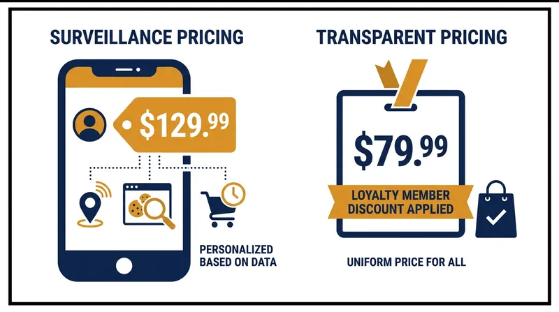 The legislative shift forces retailers to move from hidden algorithmic pricing to transparent, uniform discounts.