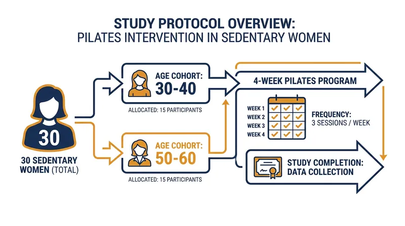 The study tracked 30 previously inactive women over a four-week structured Pilates program.