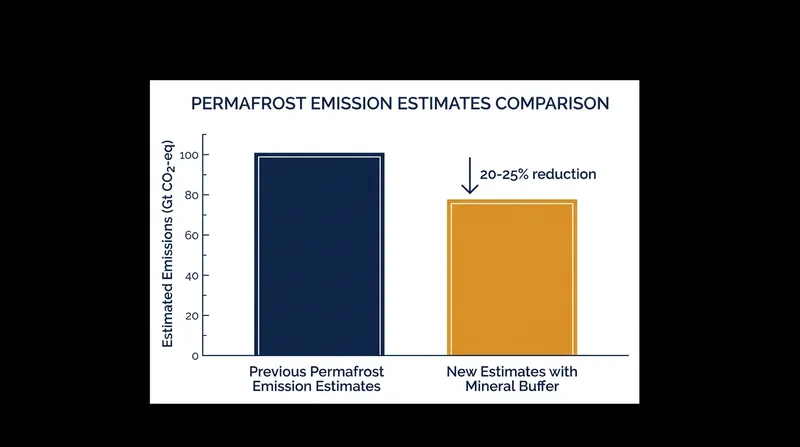 The newly discovered mineral buffer is projected to offset expected permafrost carbon emissions by up to 25 percent.
