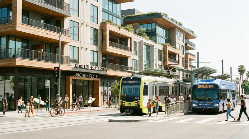 Clustering housing near transit aims to reduce car dependency and lower greenhouse gas emissions.