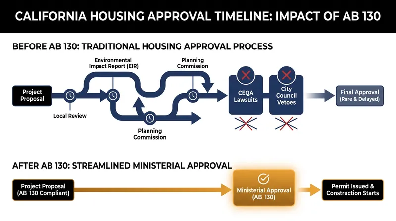 The new laws shift the approval process from subjective political hearings to objective, ministerial approvals.
