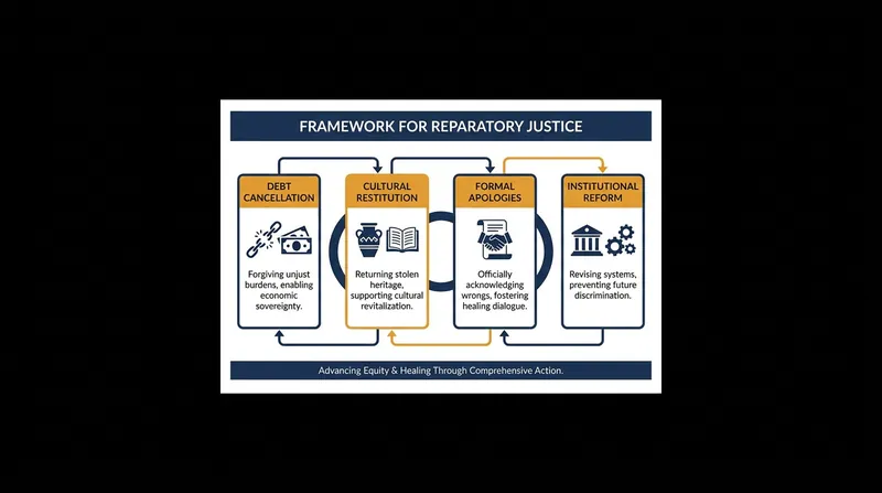 Reparatory justice extends far beyond individual financial compensation.