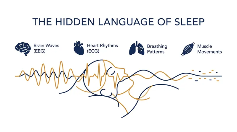 Polysomnography captures a dense, continuous stream of physiological data that traditional medicine has largely left unanalyzed.