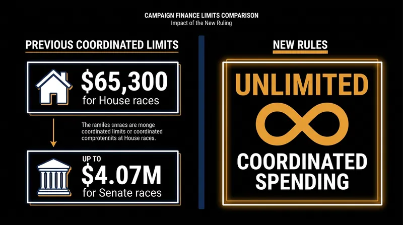 How the Supreme Court's ruling changes the financial landscape for political parties.