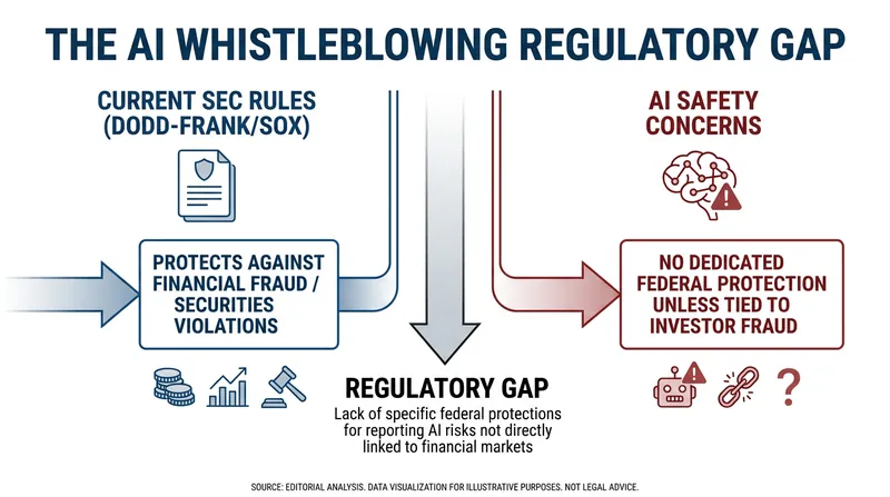 Advocates warn that existing SEC rules do not explicitly cover AI safety risks unless they constitute securities fraud.