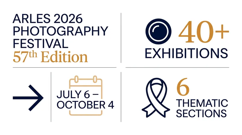 By the numbers: The scale of the 2026 Rencontres d'Arles festival.
