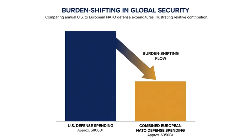 The framework demands that European allies assume primary responsibility for their own defense.