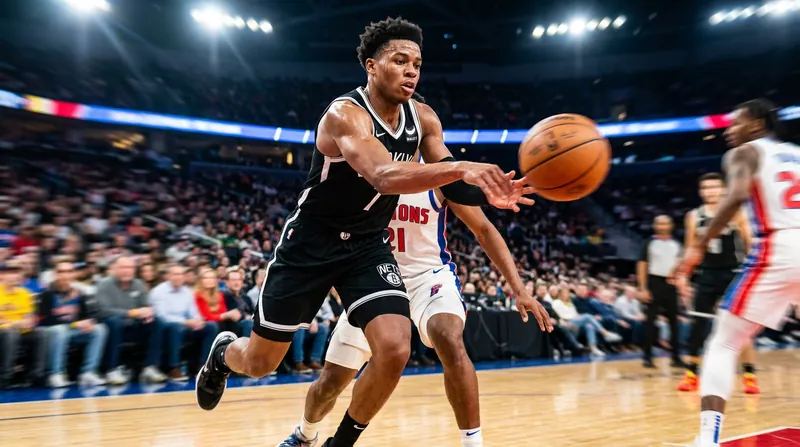 Brooklyn Nets rookie Mikel Brown Jr. showcased his elite court vision after being cleared to make his Summer League debut.