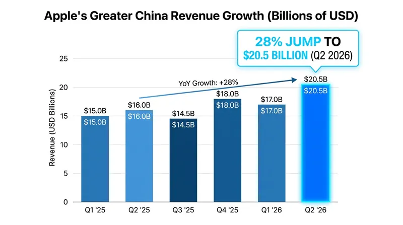 Apple's recent revenue surge in Greater China made securing AI approval a critical business priority.