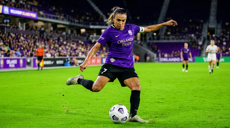 Marta scored her 50th career goal for the Orlando Pride with a spectacular strike from outside the box.