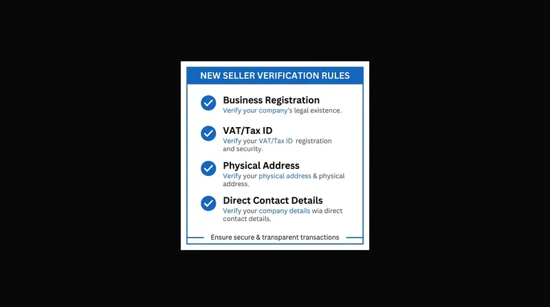 Under the DSA's 'Know Your Business Customer' mandate, anonymous selling is no longer permitted.