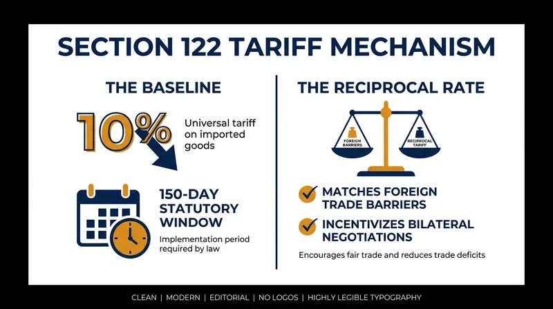 The dual-layered approach of the new U.S. trade policy combines a universal baseline with targeted reciprocal rates.