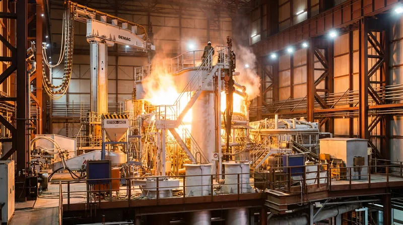 Electric Arc Furnace (EAF) technology reduces the facility's carbon dioxide emissions by 75 percent compared to traditional blast furnaces.
