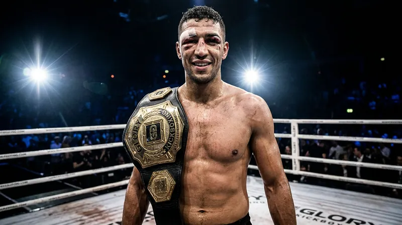 Mohamed Touchassie captured the GLORY Light Heavyweight title after defeating three opponents in a single night.