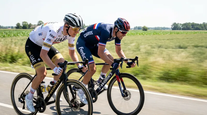 Juan Ayuso and Paul Seixas are simultaneously fighting for the overall podium and the white jersey for best young rider.