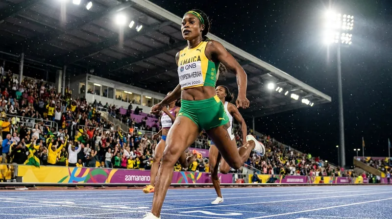 Elaine Thompson-Herah anchored Jamaica to relay gold but admitted to feeling heaviness in her hamstring.