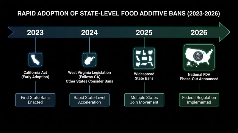 State-level legislation paved the way for the FDA's national phase-out initiative.