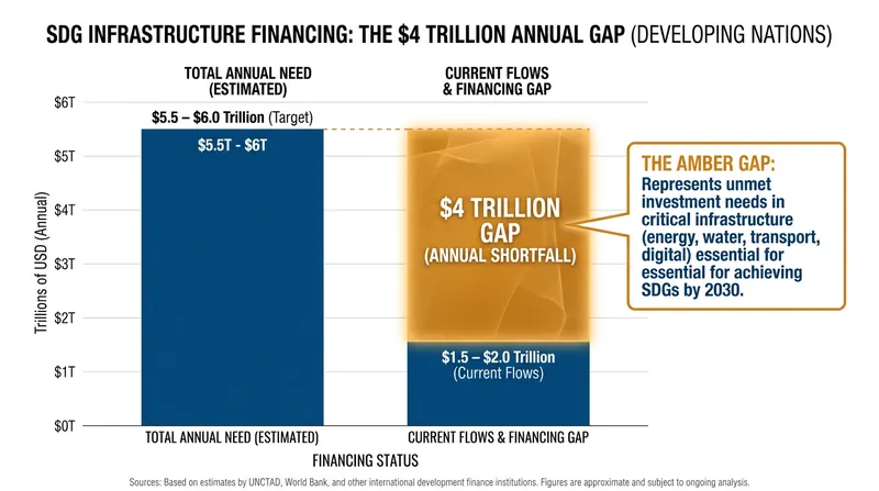 The Pact calls for deep financial reforms to address the $4 trillion annual SDG financing gap.