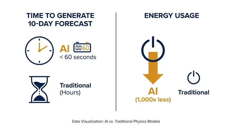 AI models offer staggering improvements in computational speed and energy efficiency.