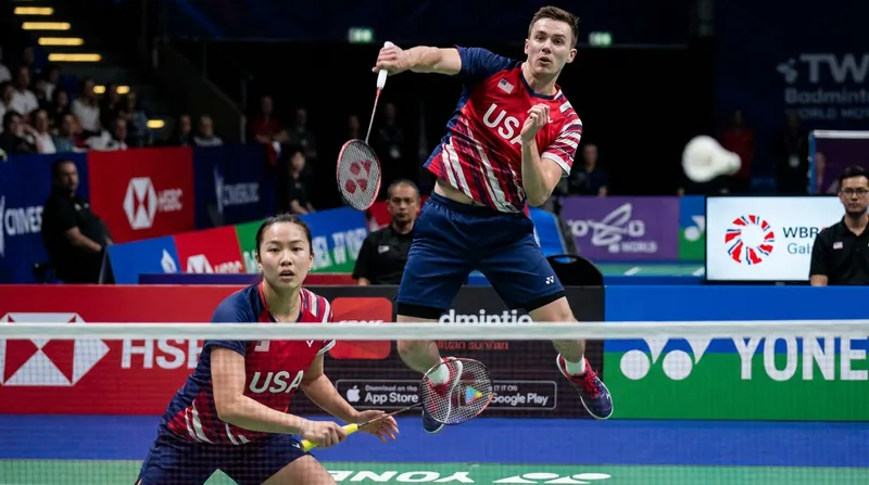 Chen Zhi Yi and Presley Smith needed just 35 minutes to defeat Denmark's Daniel Lundgaard and Mads Vestergaard.
