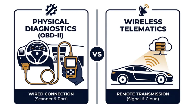 The shift from physical diagnostic ports to wireless data transmission has changed how cars are repaired.