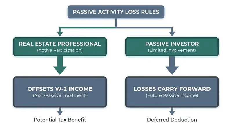How an investor's tax status determines their ability to utilize bonus depreciation losses.