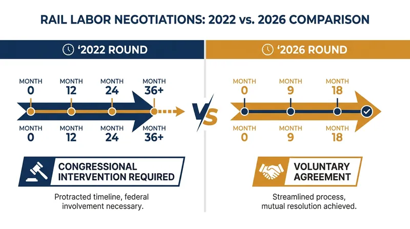 The 2025–2026 bargaining round was the fastest in decades, avoiding the brinkmanship of the previous cycle.