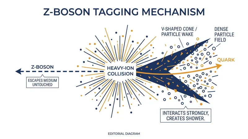 How physicists used the weakly interacting Z boson to isolate the wake of a single quark.
