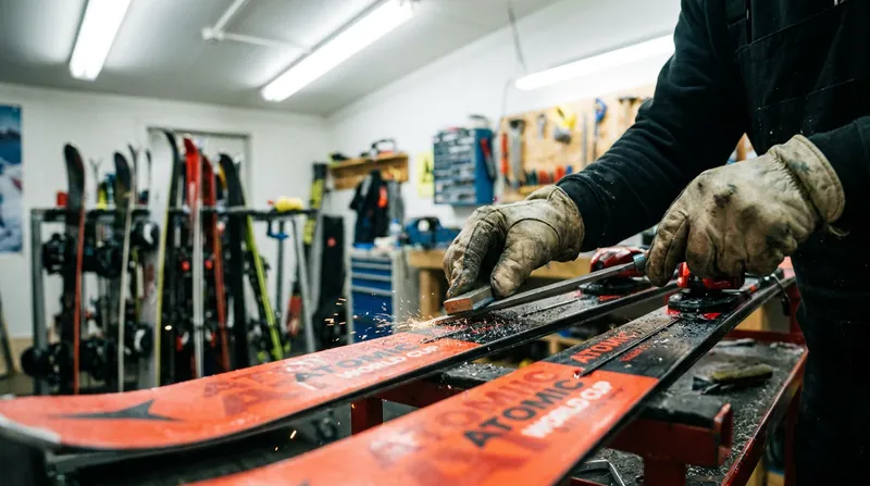 Ledecká has brought veteran ski technician Guntram Mathis on board to tune both her skis and snowboards.