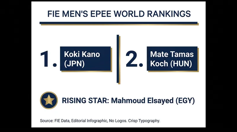 The FIE Men's Epee standings are tightening ahead of the season finale.