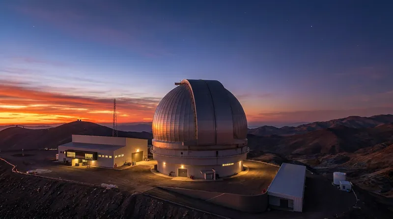 The Magellan telescope in Chile, which was used to detect the escaping helium from LHS 1140 b.