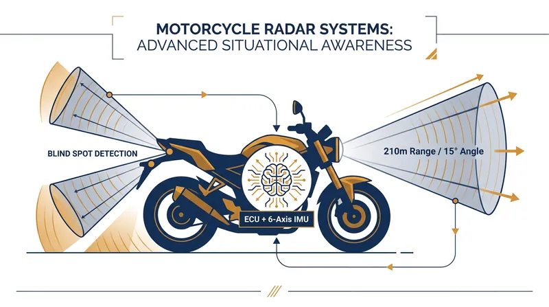 How modern ARAS hardware maps a motorcycle's surroundings in real time.