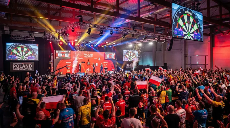 Menzies made his emotional and victorious return to the stage at the inaugural Poland Darts Open.