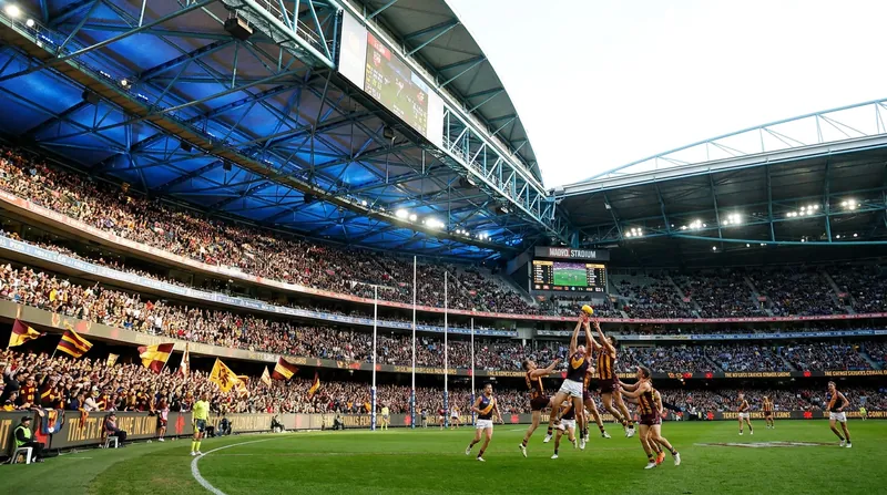 Marvel Stadium will host the Giants' crucial clash against Essendon as they push for a wildcard spot.