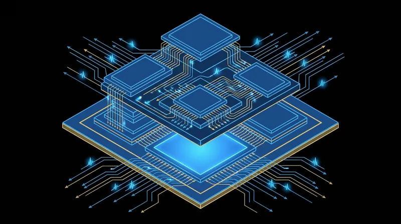 Advanced packaging allows multiple specialized chiplets to be stacked and connected, bypassing traditional physical bottlenecks.