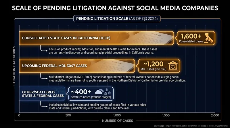 The K.G.M. bellwether trial sets a precedent for thousands of similar lawsuits pending nationwide.