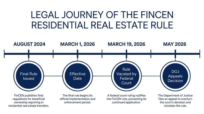 The reporting rule was vacated by a federal judge just 18 days after taking effect, sparking an ongoing appellate battle.