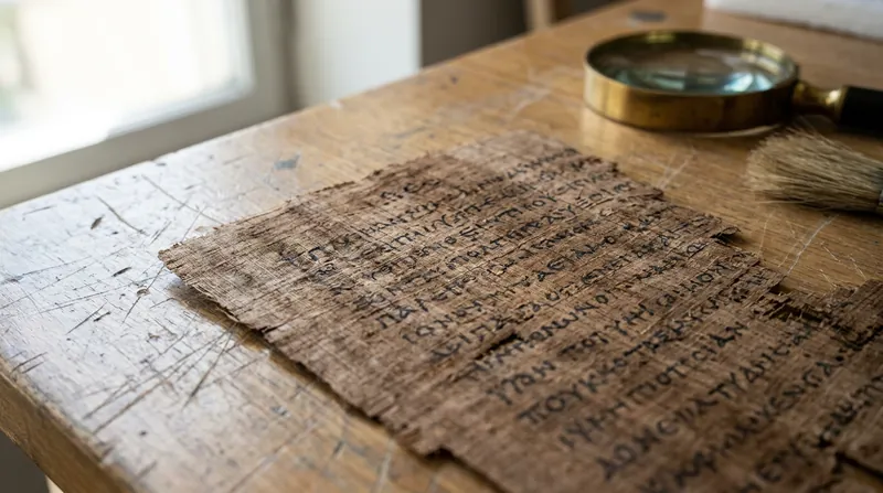 Papyrologists identified the Greek text as Book II of the Iliad, marking the first time classical literature has been found in this funerary context.