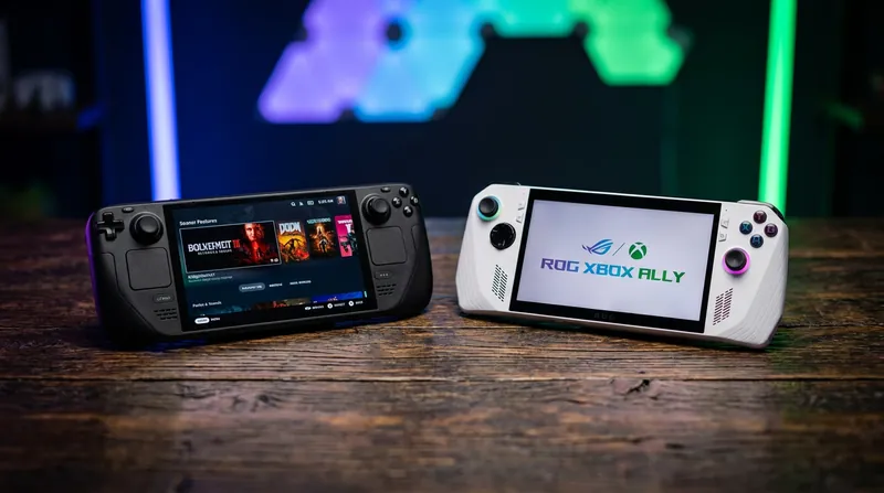 Ergonomics play a massive role in handheld comfort, with the Steam Deck offering trackpads that the Ally X lacks.