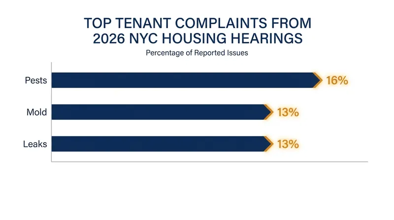 Data collected from over 2,400 testimonies highlighted chronic physical hazards in city apartments.