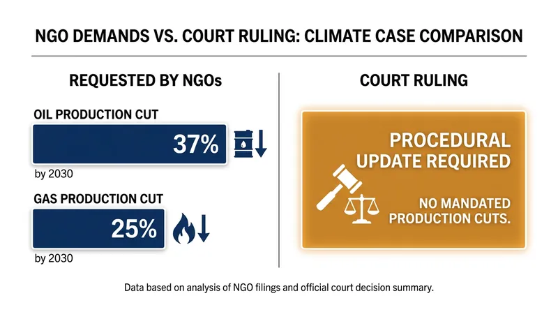 While the court mandated new risk disclosures, it rejected the plaintiffs' demands for legally binding production cuts.