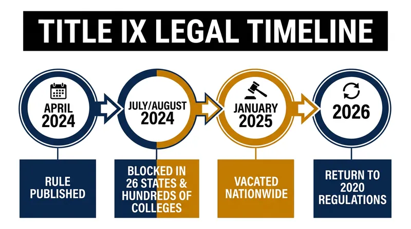 The rapid timeline of the rule's publication, suspension, and ultimate vacatur.